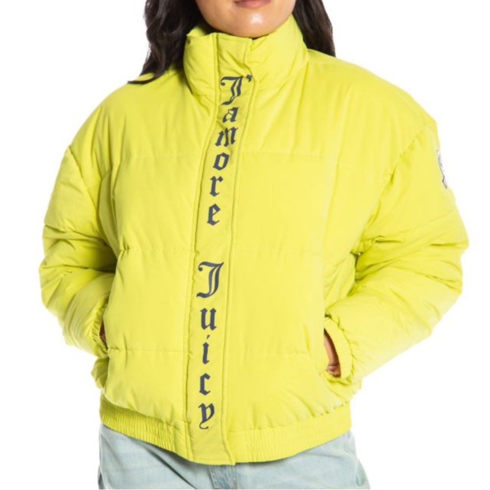 Juicy Couture Channel Quilted Puffer Jacket